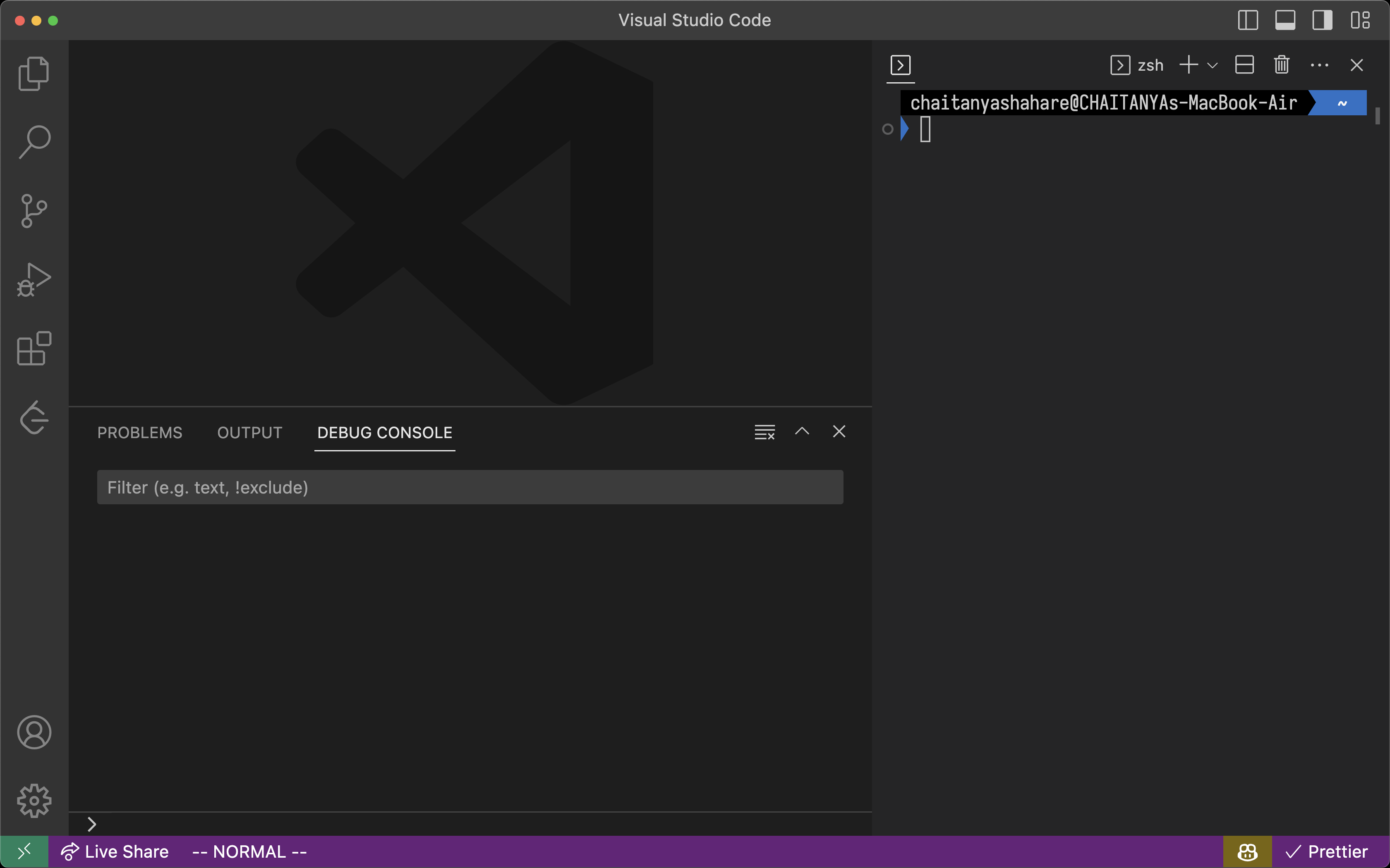 Change VS Code Terminal Position to Right Side for a Neat Workspace ...